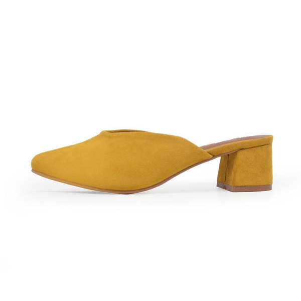 Yellow on sale mule heels