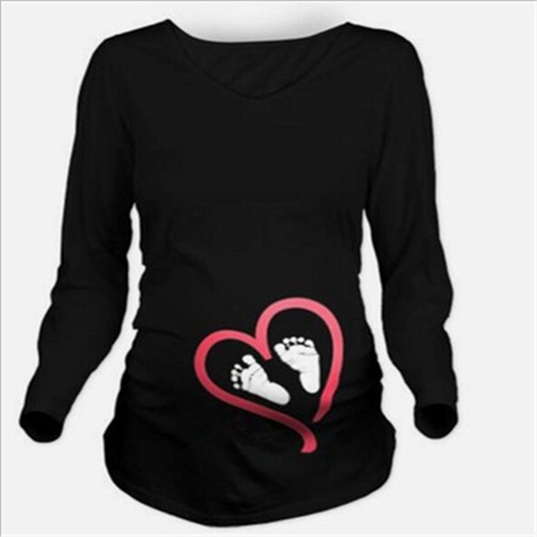 Shirt Plus Size Pregnant Clothes 