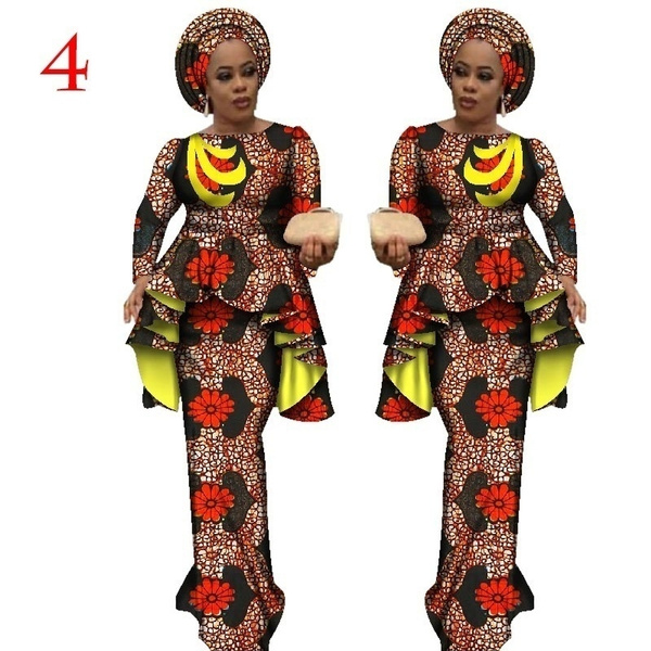 African Two Pieces Outfit, African Skirt Set,african Print Plus