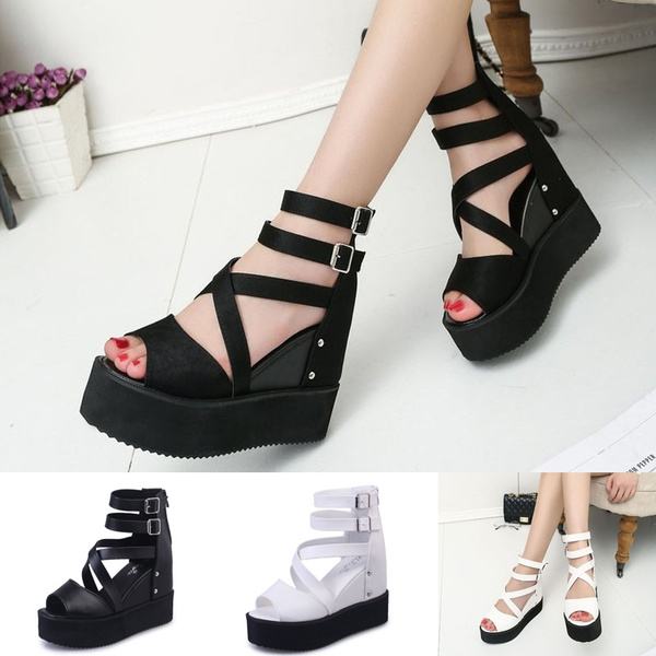 Heeled Black Sandals - Temu