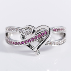 pink, Sterling, Fashion, wedding ring