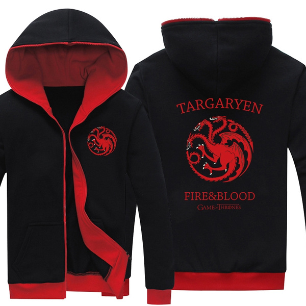 Game of thrones 2024 zip up hoodie