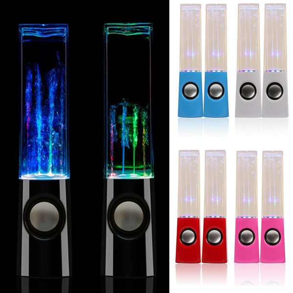 Multi-Colored Illuminated Dancing Water Speakers 