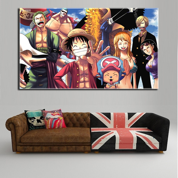 1 Piece No Framed Animated Cartoon ONE PIECE Poster Anime HD Wall Picture  for Children Room | Wish