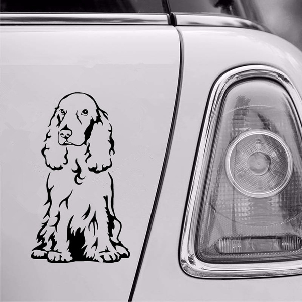 Cocker spaniel deals car stickers