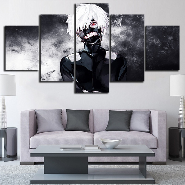 No Framed 5 Piece Drawing Painting Anime Poster Tokyo Ghoul HD Wall Picture  Canvas Art for Children Room | Wish
