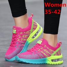 Women Outdoor Breathable Comfortable High Quality Athletic Sport Shoes Shoes Lightweight Athletic Mesh Sneakers Women(Size:35-42)