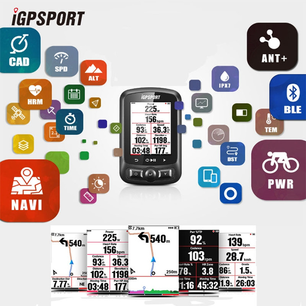 thumbnail image 2 of COOSPO Colour Touchscreen GPS Bicycle Computer CS600, Wireless IPX7 2 of 11
