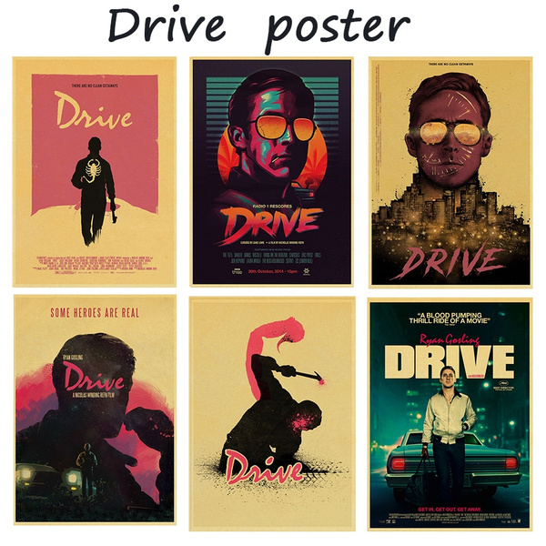 Details about / 24x36 14x21 Poster Drive Classic Movie Ryan Gosling Movie Classic Custom T-347