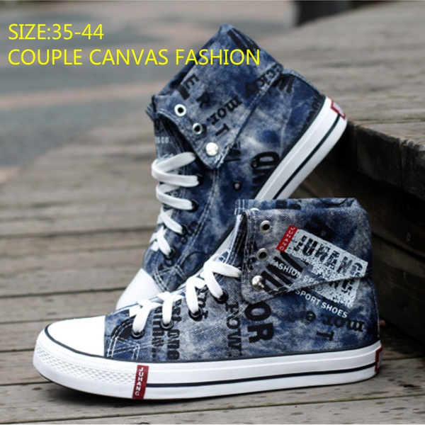 Graffiti canvas outlet shoes