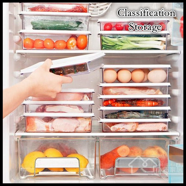 Household Keep Food Fresh Storage Box for Freezer Refrigerator