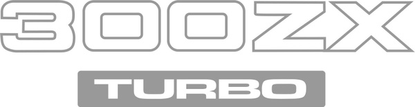 2Pcs/Pair Nissan Z31 300ZX 300 ZX replacement Rear Badge