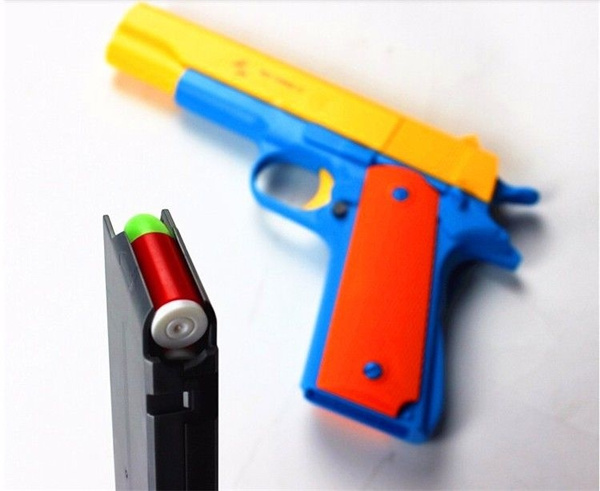 Nerf Toy Gun Toy Pistol Classic m1911 Kids Colorful Darts Gun With Soft Bullets 