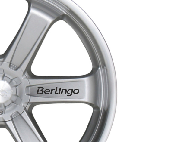 6x Car Alloy Wheel Sticker fits Citroen Berlingo Decal Vinyl Adhesive PT6