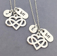 Heart, Fashion, bff, heart necklace