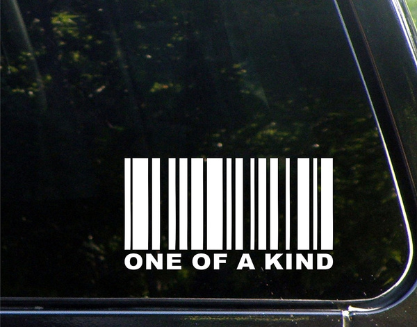 Fashion One of a Kind - 7inches X 4inches - Vinyl Die Cut Decal/ Bumper ...