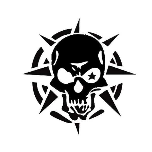 4 Color 14*15CM Storm Phantom Ghost Rider Skull Car Stickers Funny Car  Stickers Reflective Decals | Wish