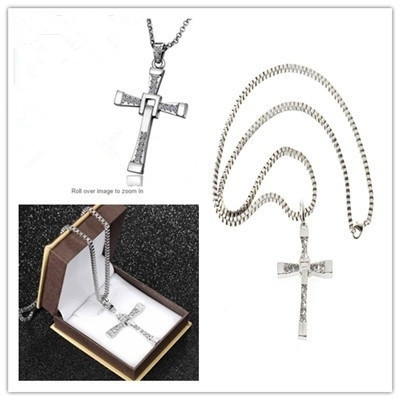 Dom toretto cross on sale necklace