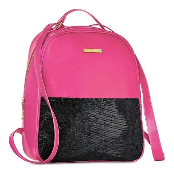 Juicy Couture JUIBP1 Hot Pink \u0026 Black Backpack | Wish