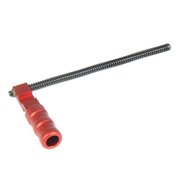 10/22 Ruger Extended Charging Handle 1022 1022 RED KNURLED SKEL 3