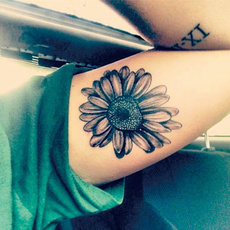 Body, tattoo, Flowers, temporary