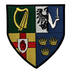 Irish, irononapplique, shield, patchesforclothe