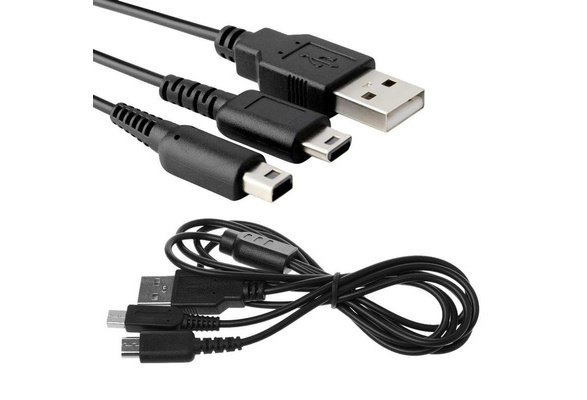 2 In 1 USB Charger Power Cable Cord for DS Lite 3DS DSi LL/XL | Wish