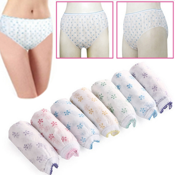 7 Pcs Women's Disposable Underwear, Women's Underwear Travel