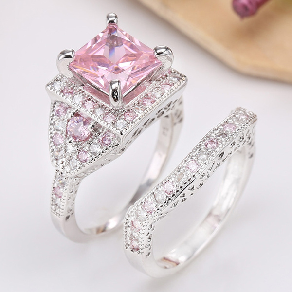 Platinum, 2.02ct Fancy Brownish Pink Diamond And Diamond Three Stone Engagement  Ring Available For Immediate Sale At Sotheby's