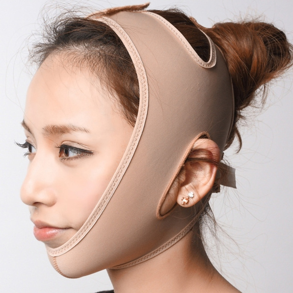 V-Face Shaper Slimming Bandage Mask Belt Shape Lift Reduce Double Chin  Fashion 