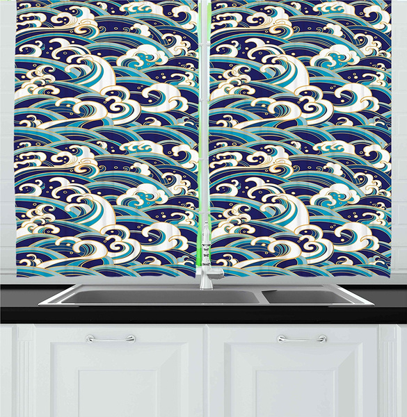 Nautical Decor Kitchen Curtains By, Nautical Kitchen Curtains