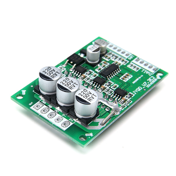 Dc 12v 36v 500w Brushless Motor Controller Pwm Module Hall Bldc Driver Board Wish