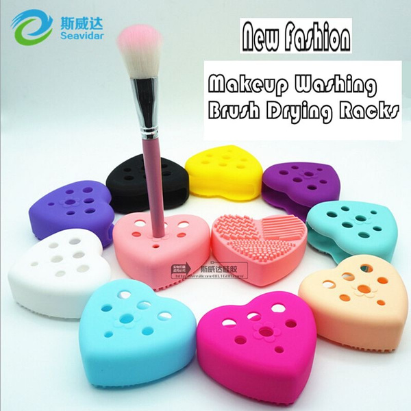 Silicone Egg Cleaning Glove Makeup Washing Brush Drying Racks Scrubber Tool  Cleaner
