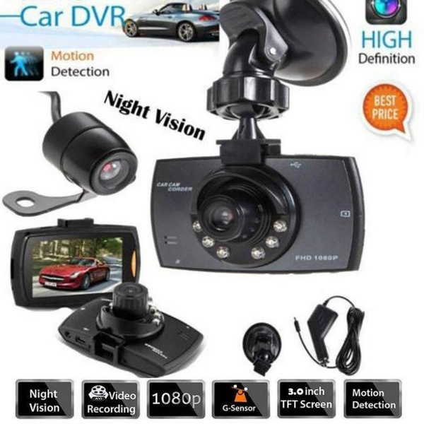 HD Dash-Cam Camera Front InCab Driving Recorder Car DVR GPS Logger G-Sensor Gift 