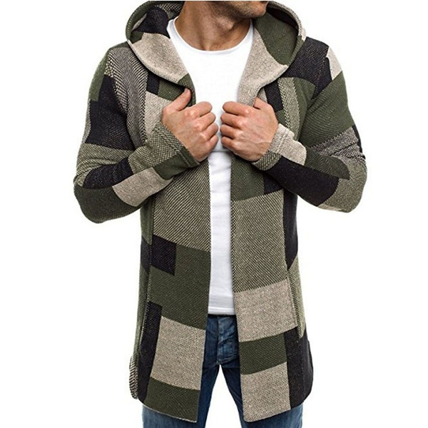 patchwork coat men