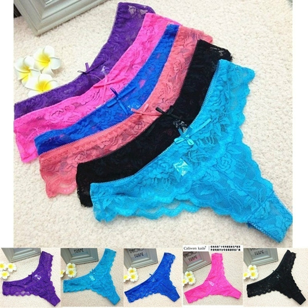 Sexy Young Girl Hot Sexy Thong Underwear Mature Woman Nylon Underwear