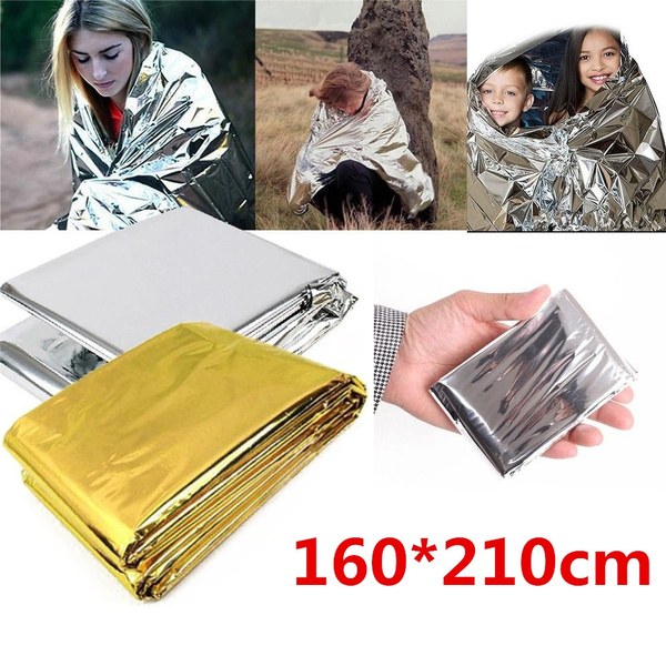 Outdoor Hiking Kits Camping Waterproof Emergency Mylar Survival Rescue