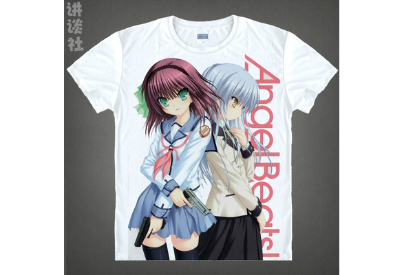 Angel Beats Japanese Anime Breathable T-shirt