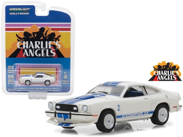 Los Ángeles de Charlie | Ford Mustang Cobra II 1976 | Greenlight 1/64