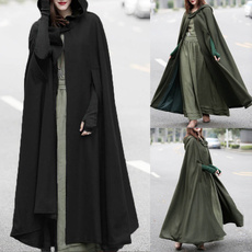 casual coat, Goth, hooded, Cosplay