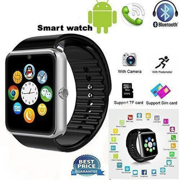 Brand New Smart Watch GT08 Clock Sync Notifier Support Sim Card Bluetooth  Connectivity For Apple iphone Android Phone Smartwatch|support sim|smart  watch gt08 clockgt08 clock - AliExpress