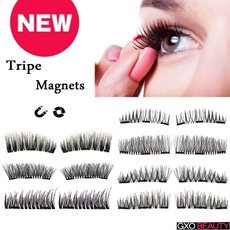 New 3D Magnetic False Eyelashes Natural Soft Eye Makeup 4pcs/set Makeup Eye Lash Extension Make Up Tools