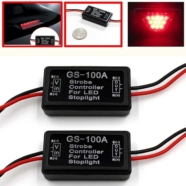 4 PCS Flash Strobe Controller Box Flasher Module For LED Brake Tail Stop Light E - Foto 2