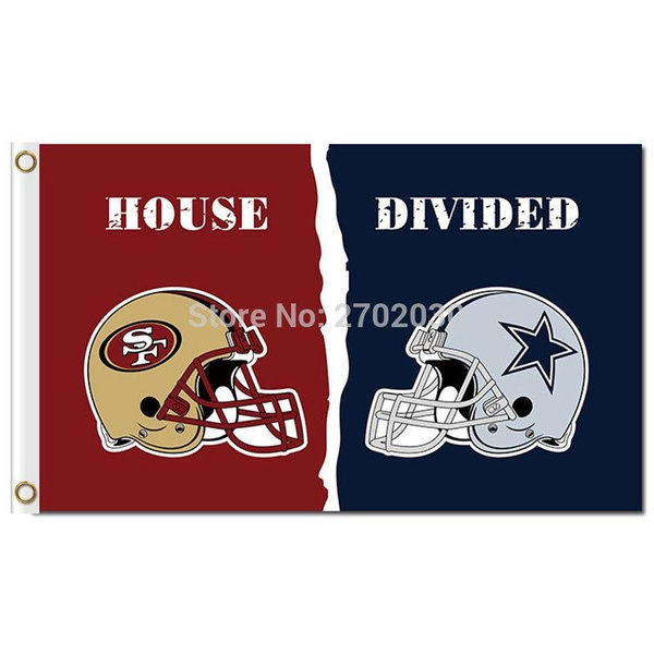 House Divided Flag - Cowboys vs 49ers