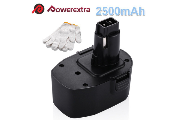 powerextra 2500mah 14.4v replacement battery for black & decker