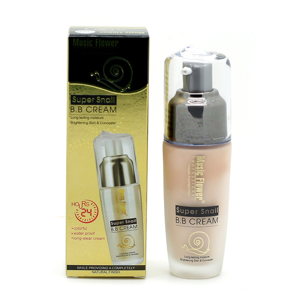 Music Flower SPF45 PA Snail BB Cream Korea Face Makeup Sun