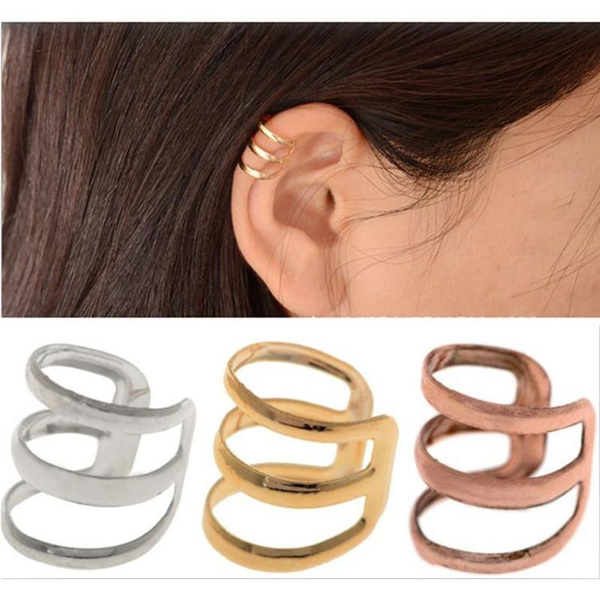 Ear Cuff Wrap Crystal Cartilage Piercing Ear rings