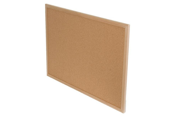 Flipside Wood Framed Cork Board, 24 x 36 in.