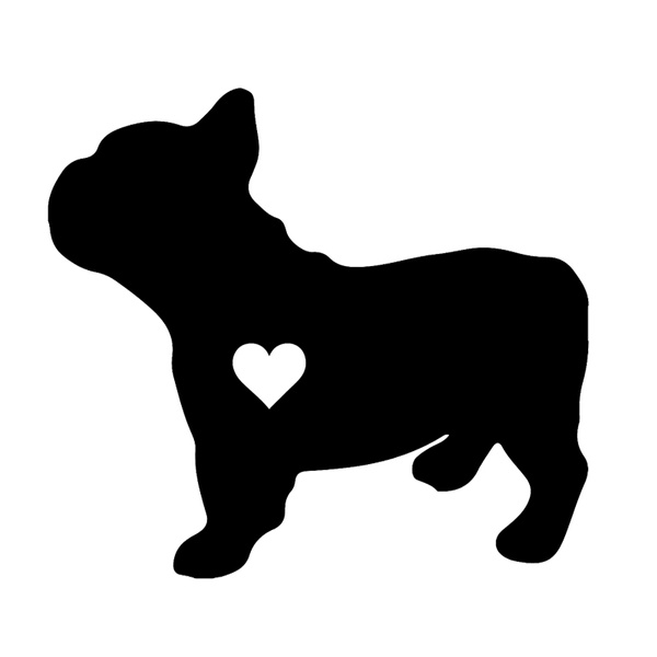 French Bulldog Decals Decoration Vinyl Animal Car Sticker Wish