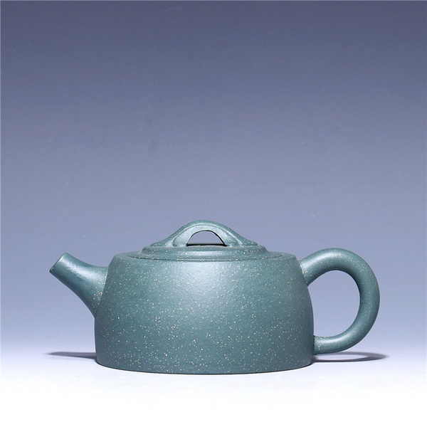 Zisha Teapot Ore Zisha Pure Handmade Well Green Clay Teapot Wish
